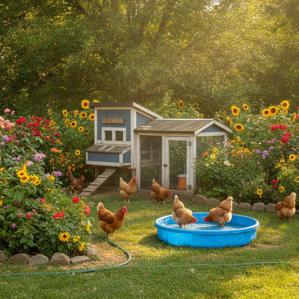 Keeping Chickens Cool in Trenton's Summer Heat, summer heat chicken care in Trenton Keeping Chickens Cool in Trenton's Summer Heat, summer heat chicken care in Trenton