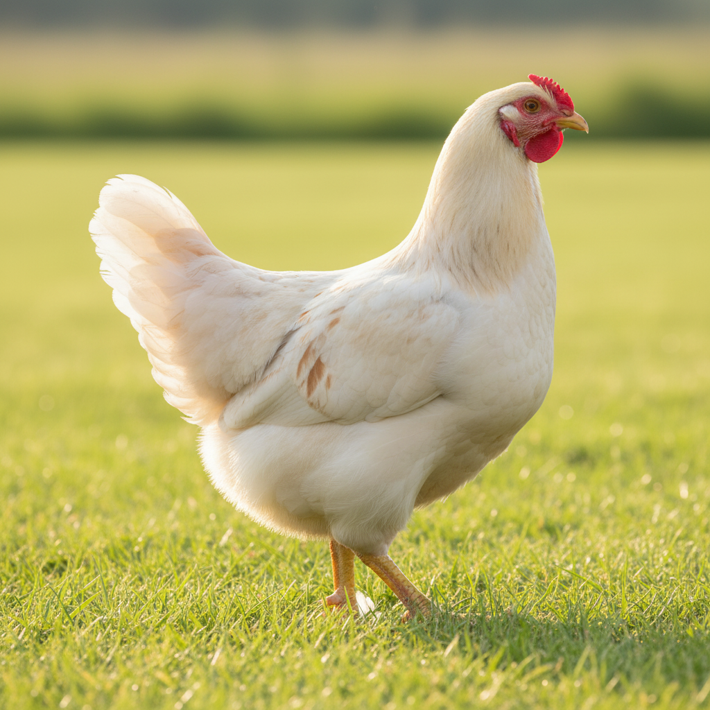 Chantecler chicken breed portrait