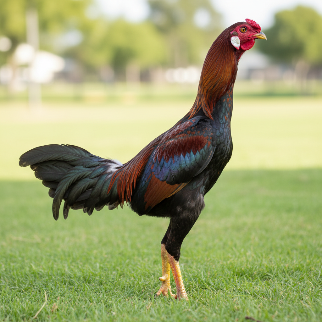 Shamo chicken breed portrait