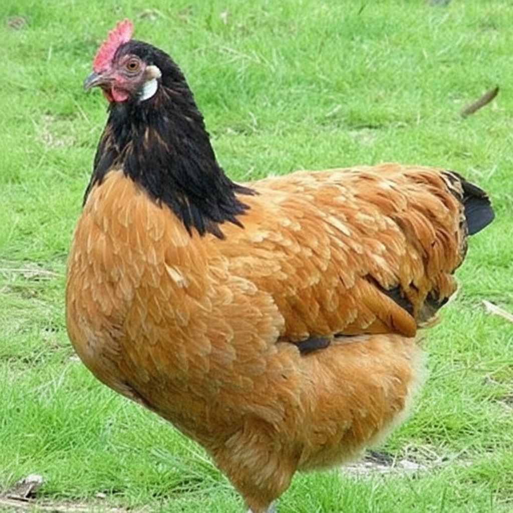 Vorwerk chicken breed portrait
