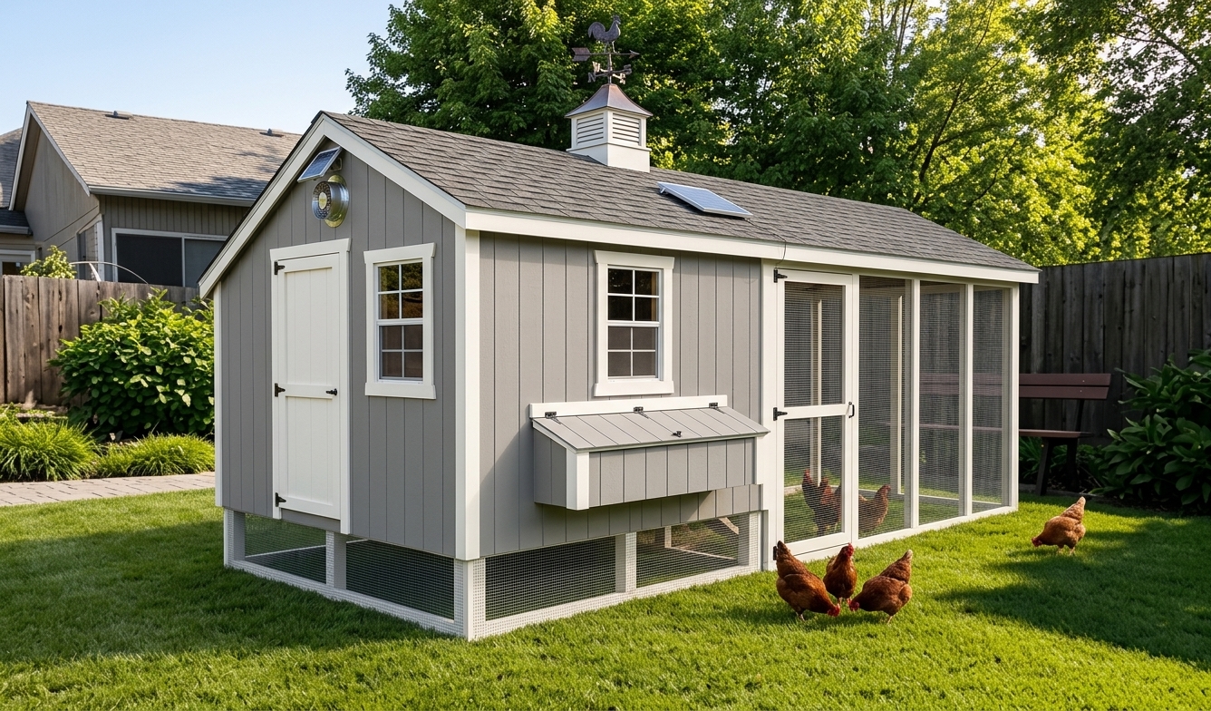 Quaker-Style Coop for 6 Chickens