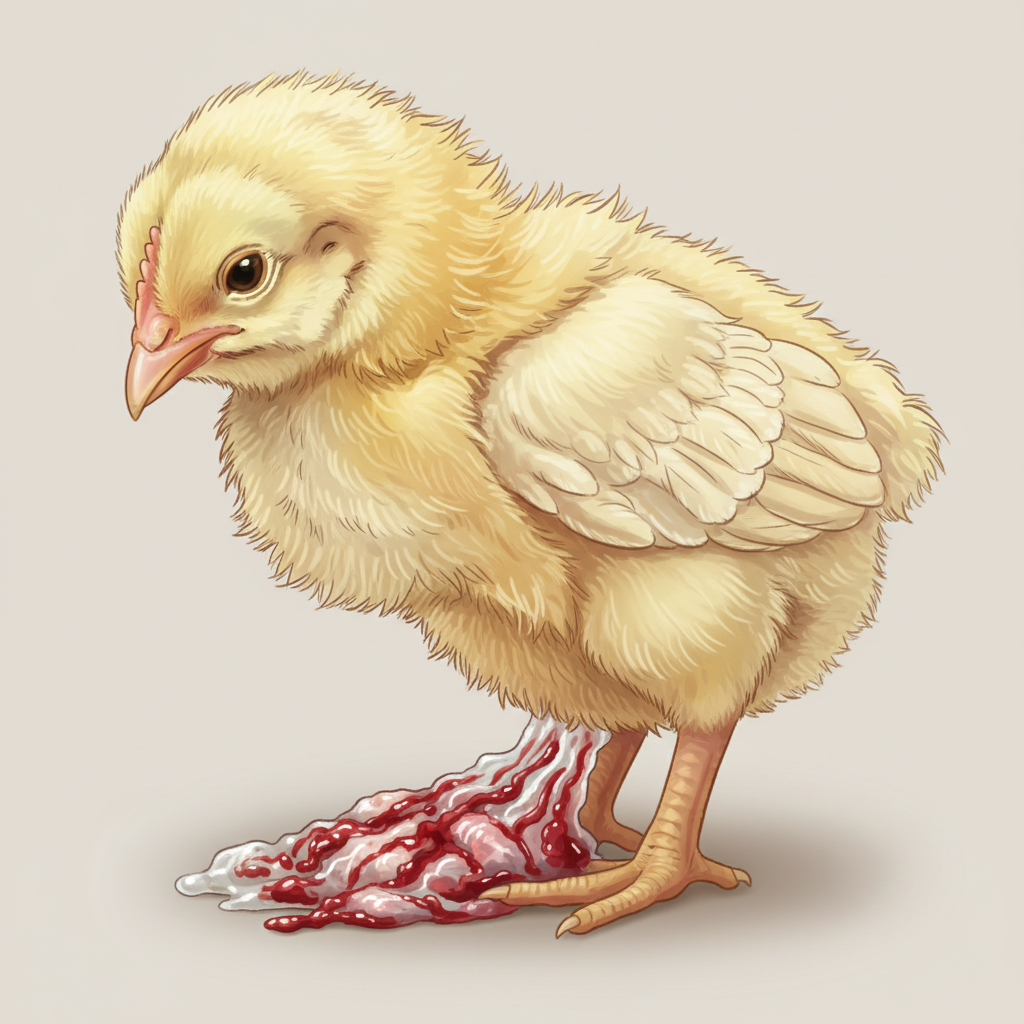 AI illustration of Coccidiosis