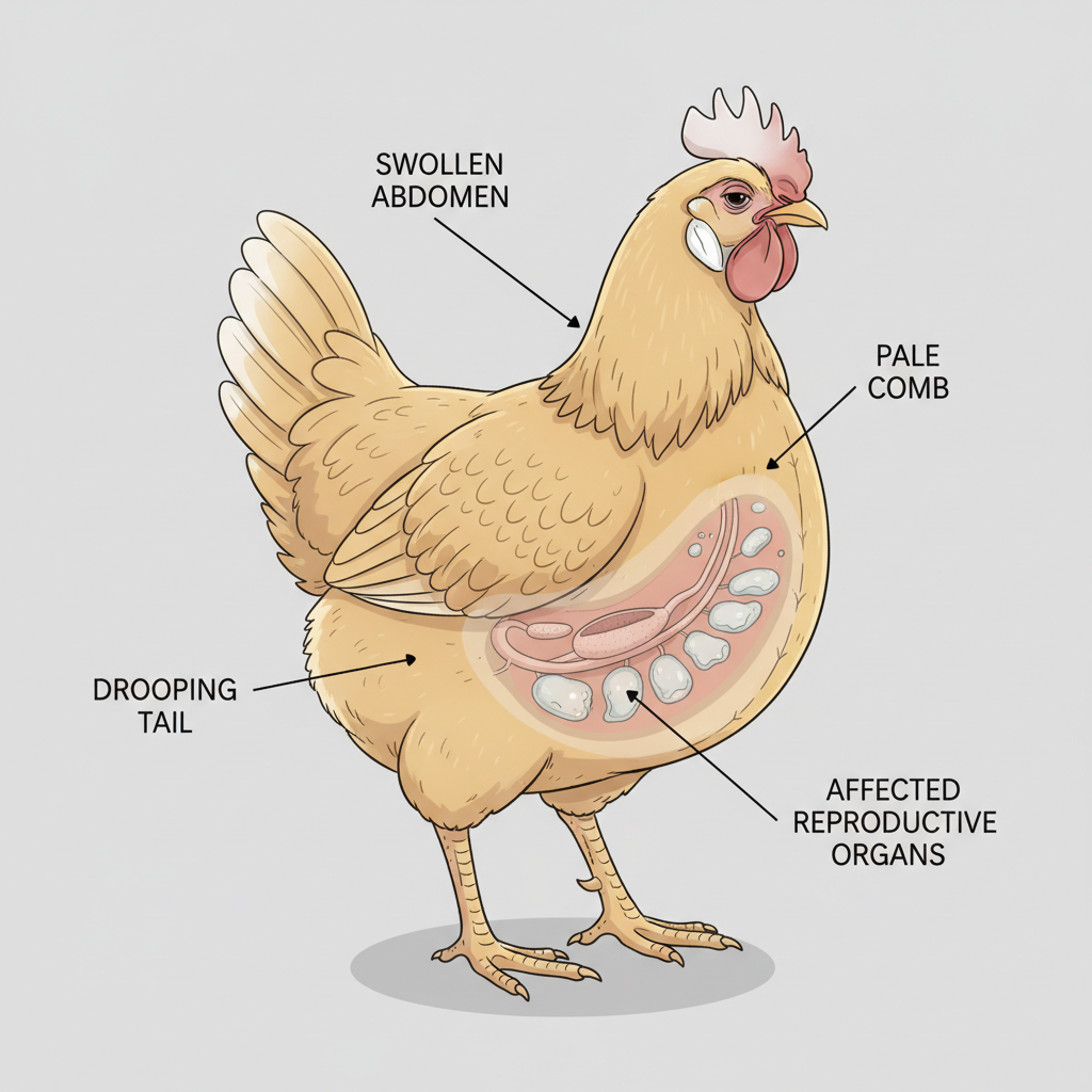 AI illustration of Egg Yolk Peritonitis
