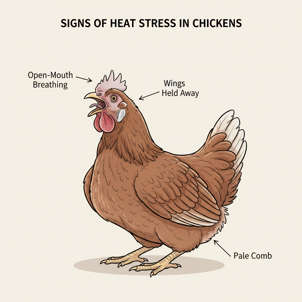 AI illustration of Heat Stress