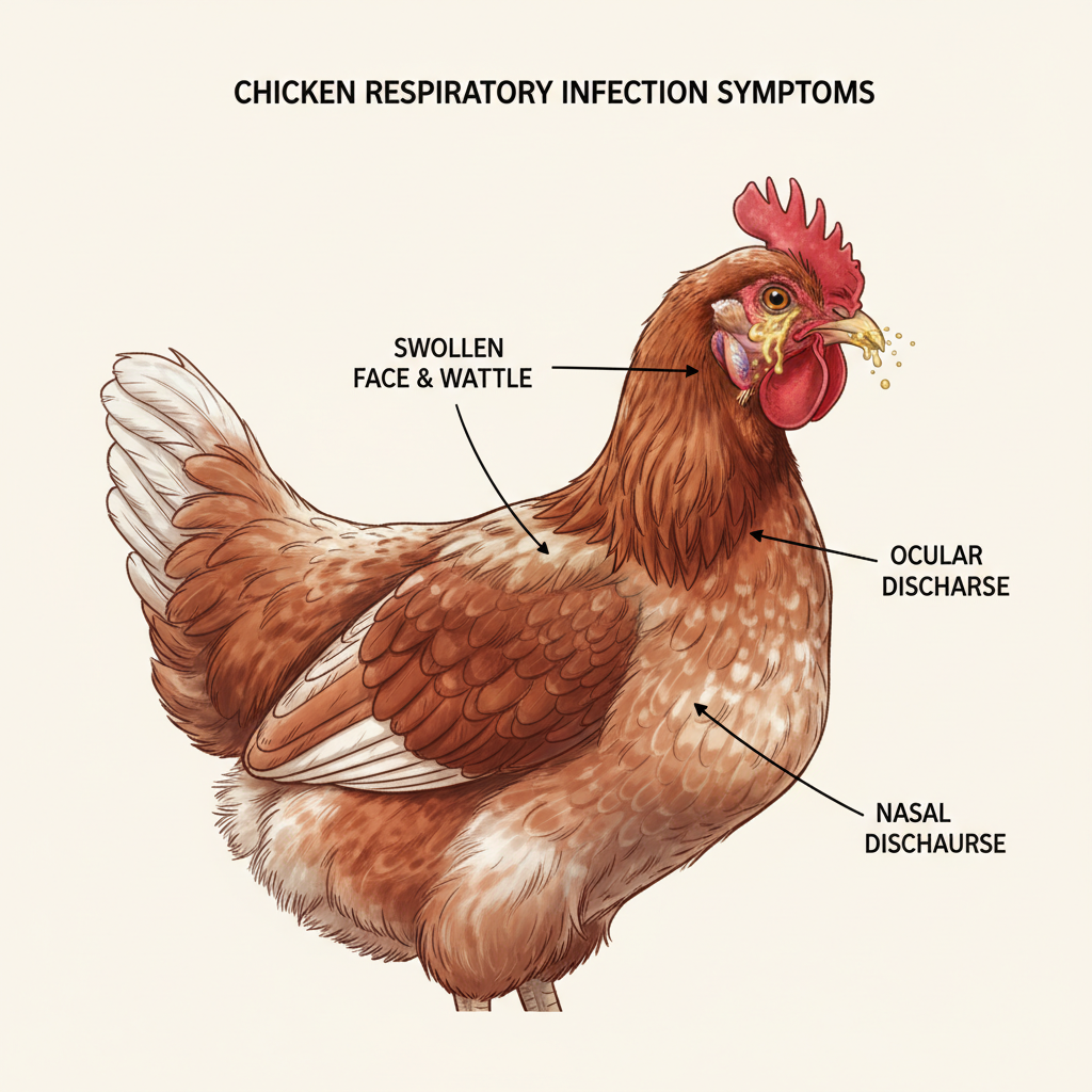 AI illustration of Infectious Coryza