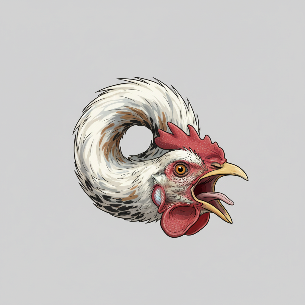 AI illustration of Newcastle Disease